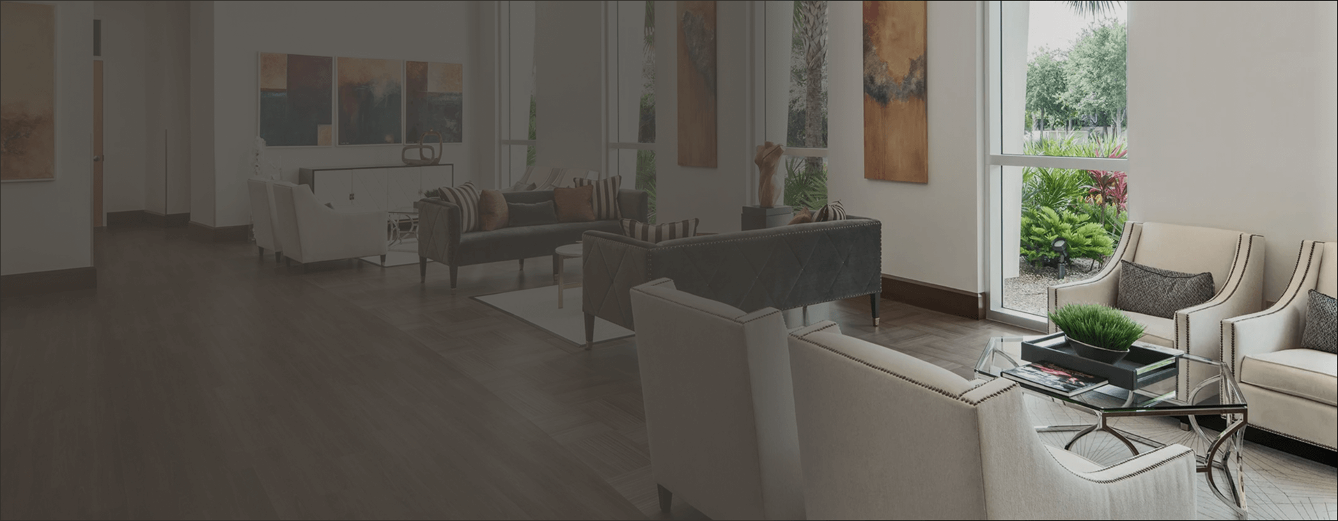 Treatment suite interior